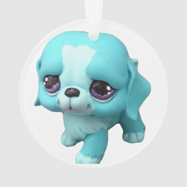 St. Bernard Dog Ornament (Back)