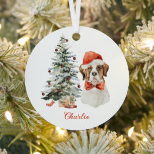 St. Bernard Dog Personalised Christmas Ornament