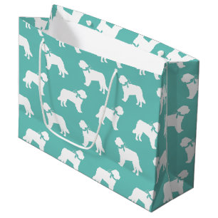 St. Bernard Dog Puppy Large Gift Bag