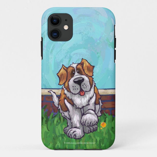 St. Bernard Electronics Case-Mate iPhone Case (Back)