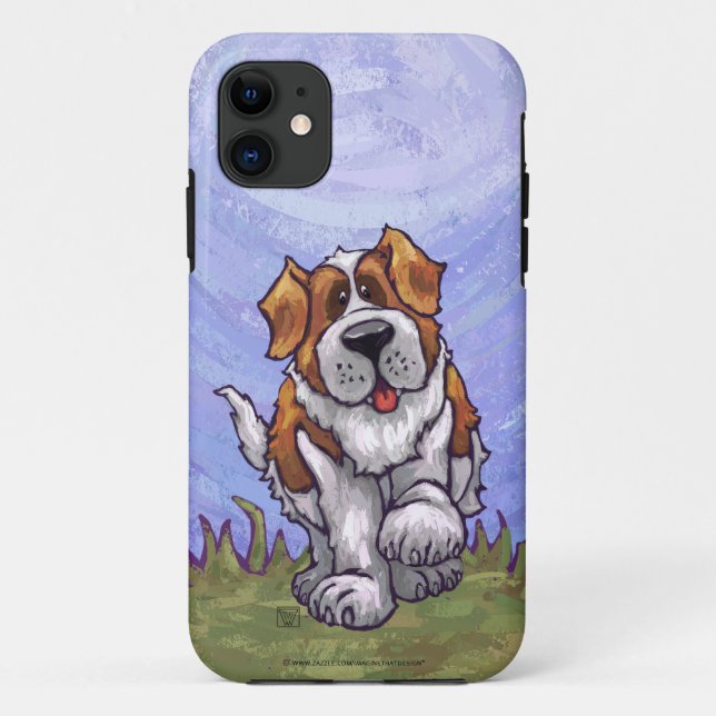 St. Bernard Electronics Case-Mate iPhone Case (Back)