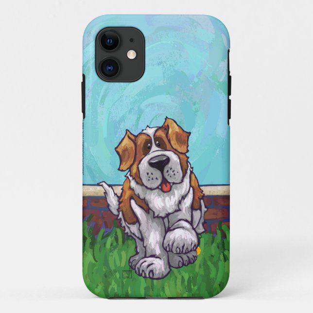 St. Bernard Electronics Case-Mate iPhone Case (Back)