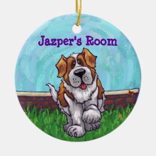 St. Bernard Gifts & Accessories Ceramic Ornament