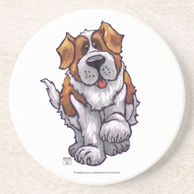 St. Bernard Gifts & Accessories Coaster (Front)