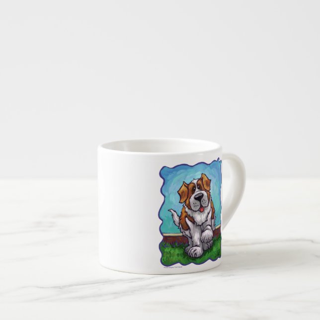 St. Bernard Gifts & Accessories Espresso Cup (Front Right)