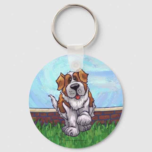 St. Bernard Gifts & Accessories Key Ring (Front)