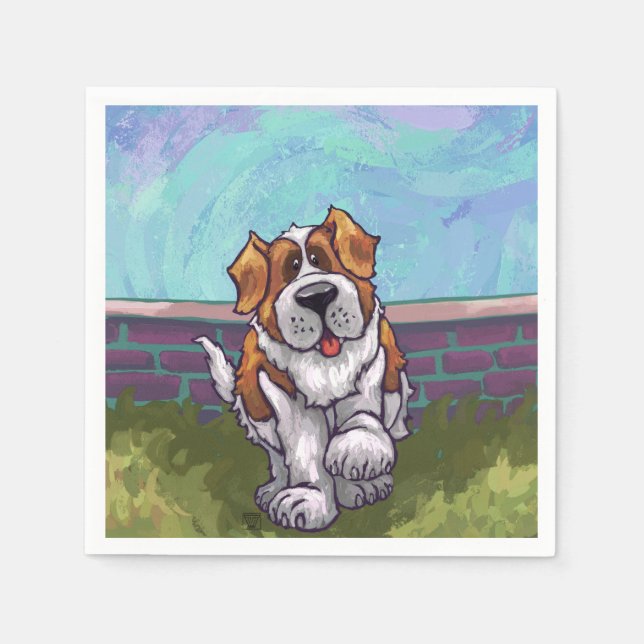 St. Bernard Gifts & Accessories Napkin (Front)