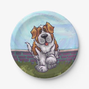 St. Bernard Gifts & Accessories Paper Plate