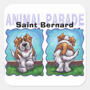 St. Bernard Gifts & Accessories Square Sticker