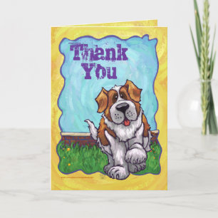 St. Bernard Gifts & Accessories Thank You Card