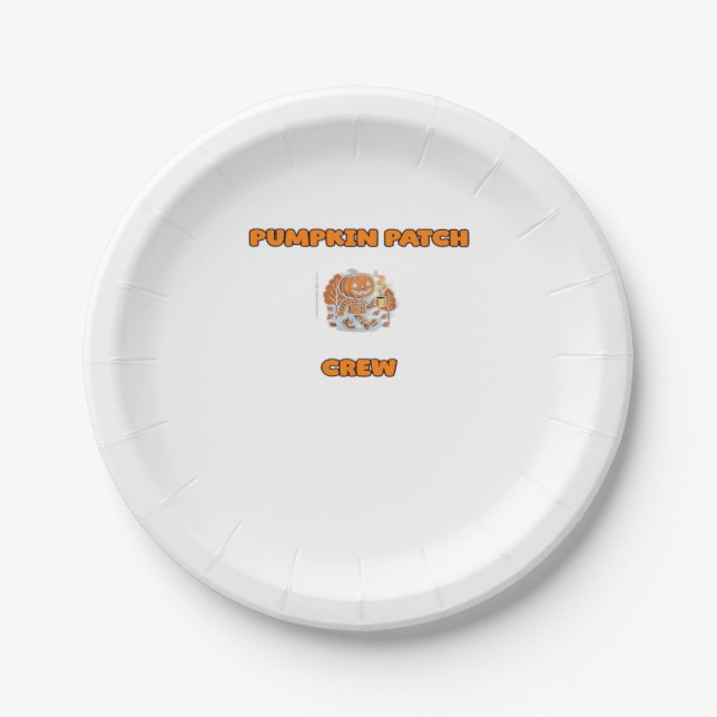 St. Bernard Halloween Thanksgiving Christmas Class Paper Plate (Front)