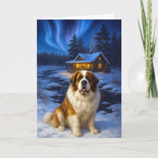  St. Bernard Holiday Card (Front)