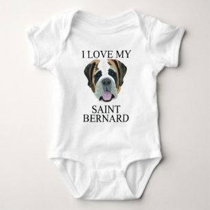 ST BERNARD Love! Baby Bodysuit