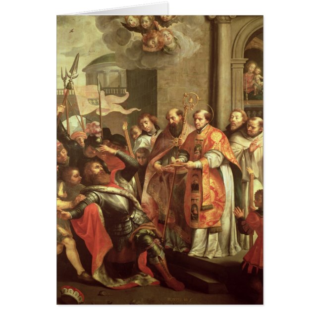 St. Bernard of Clairvaux  and William X  Duke (Front)