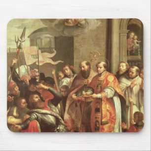 St. Bernard of Clairvaux  and William X  Duke Mouse Pad