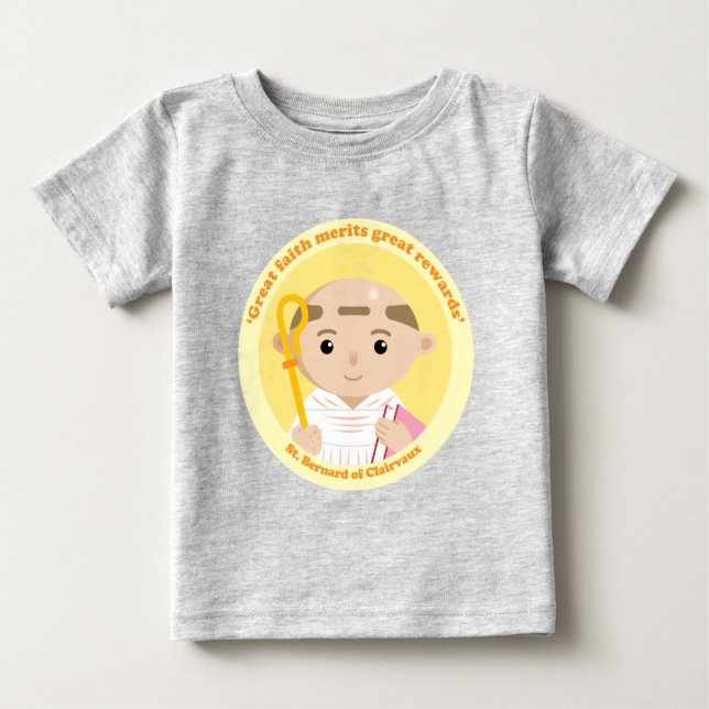 St. Bernard of Clairvaux Baby T-Shirt (Front)