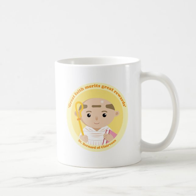 St. Bernard of Clairvaux Coffee Mug (Right)