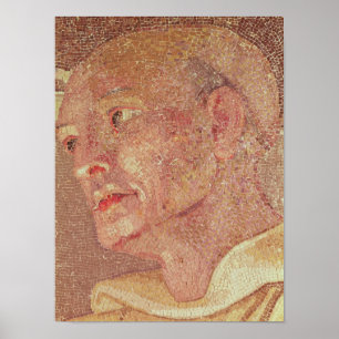 St. Bernard of Clairvaux from Crypt St. Peter Poster