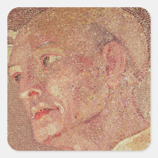 St. Bernard of Clairvaux  from Crypt St. Peter Square Sticker (Front)