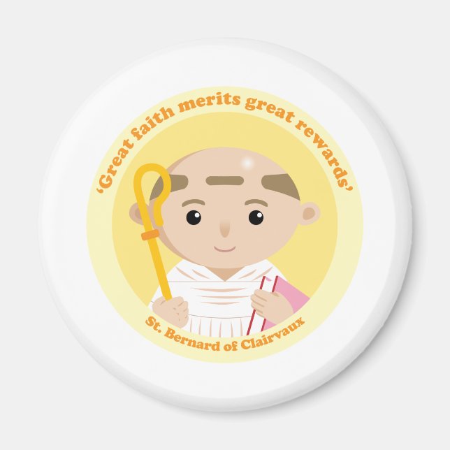 St. Bernard of Clairvaux Magnet (Front)