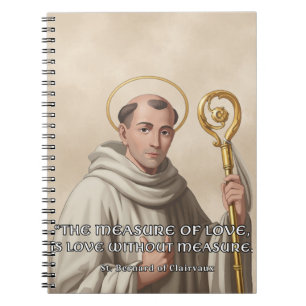 St. Bernard of Clairvaux Measure of Love Catholic Notebook
