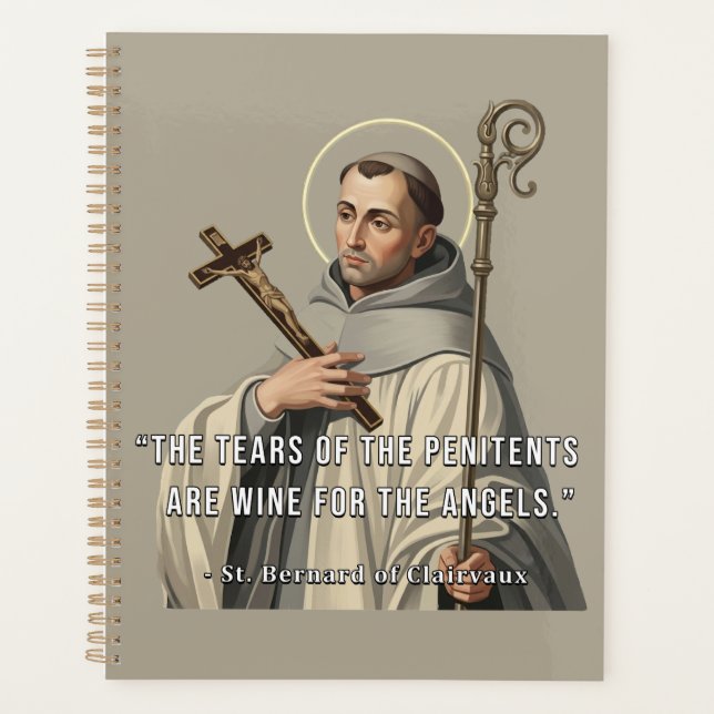 St. Bernard of Clairvaux Wine Angels Catholic Planner (Front)