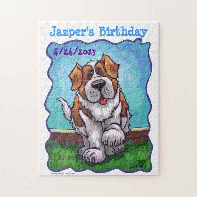 St. Bernard Party Centre Jigsaw Puzzle (Vertical)