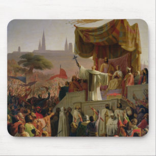 St. Bernard Preaching the Second Crusade Mouse Pad