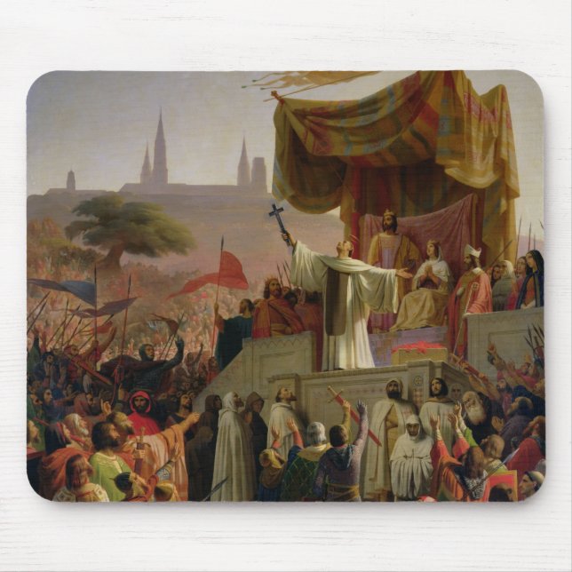 St. Bernard Preaching the Second Crusade Mouse Pad (Front)