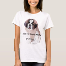 St. Bernard Puppy Dog Blogger's Quote