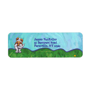 St. Bernard Stationery Return Address Label