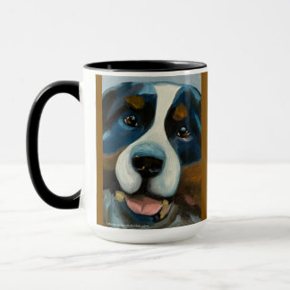 St Bernard | Two-Tone Mug, 15 oz Mug