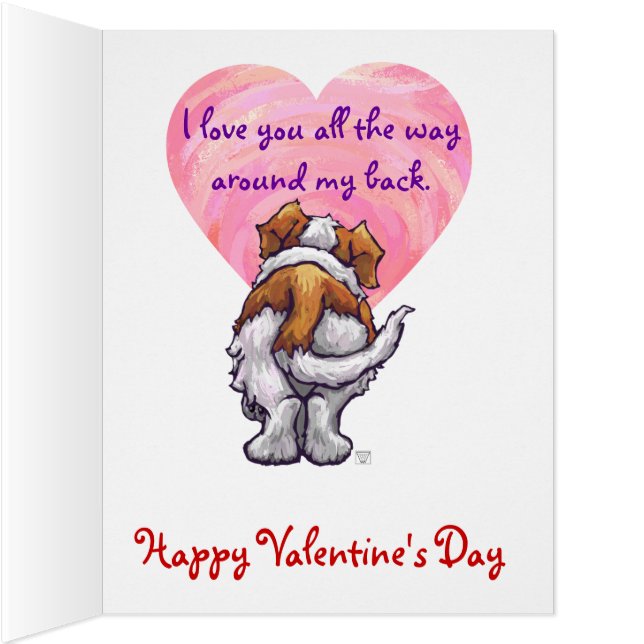 St. Bernard Valentine's Day (Inside (Right))