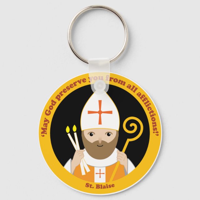 St. Blaise Key Ring (Front)