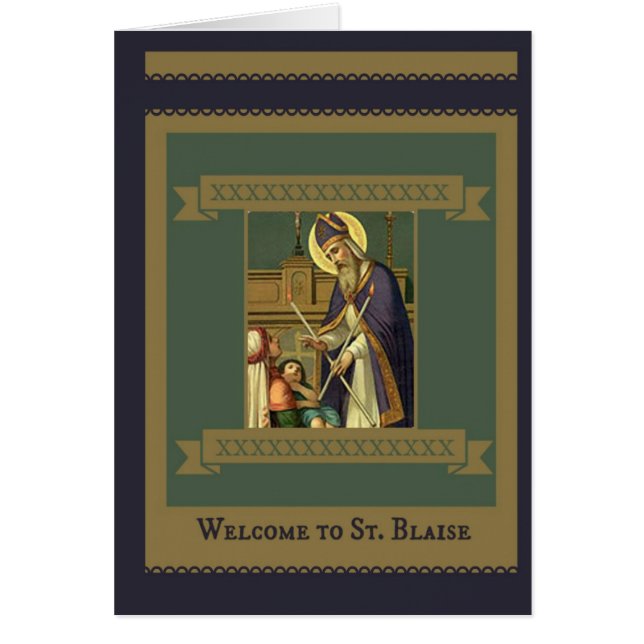 St. Blaise Welcome to the Parish (Front)