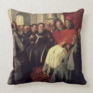St. Bonaventure (1221-74) at the Council of Lyons Cushion
