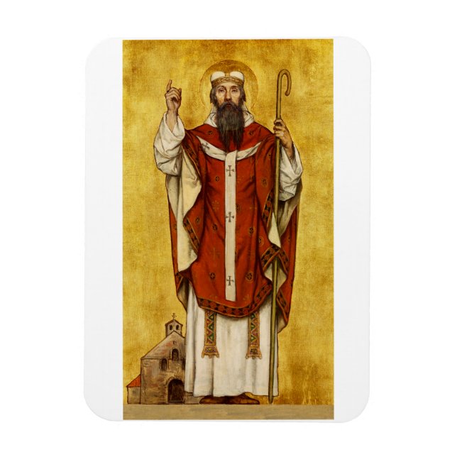 St. Boniface of Mainz - Patron of Educators Magnet (Vertical)