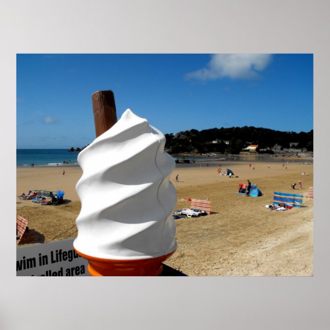 St Brelade's Beach Poster (Front)