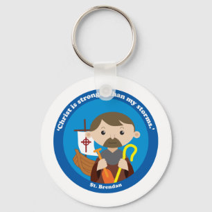 St. Brendan Key Ring