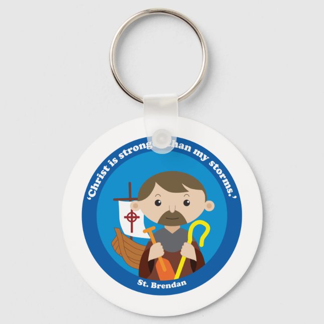 St. Brendan Key Ring (Front)