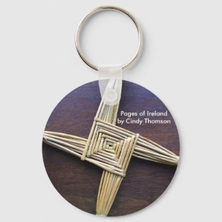 St. Brigid Cross Keychain