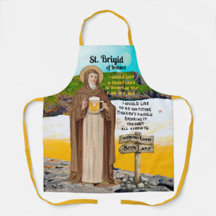 St. Brigid of Ireland and Her Lake of Beer Apron
