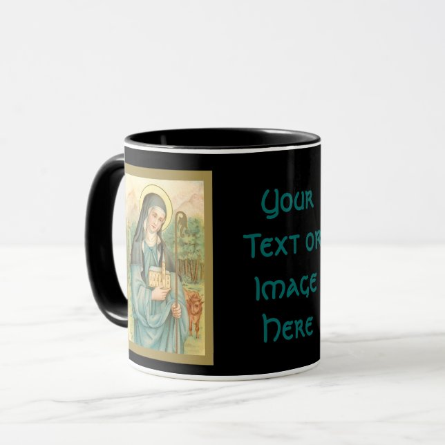 St. Brigid of Ireland (M 014) Coffee Mug 2b (Front Left)
