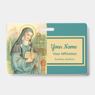 St. Brigid of Ireland (M 014) ID Badge