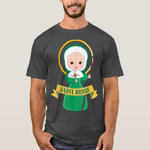 St Brigid of Kildare Cross Ireland Irish Cute Cath T-Shirt