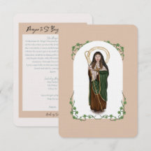 St. Brigid of Kildare Novena Card