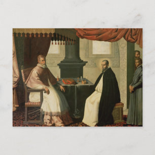 St. Bruno and Pope Urban II 1630-35 Postcard