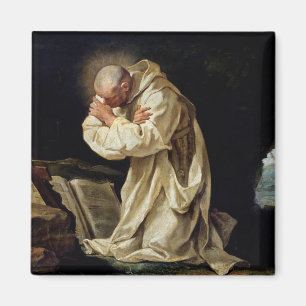 St. Bruno Praying in the Desert, 1763 Magnet