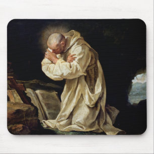 St. Bruno  Praying in the Desert, 1763 Mouse Pad