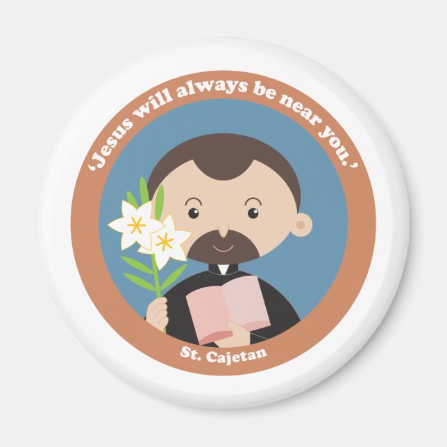 St Cajetan Magnet (Front)
